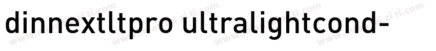 dinnextltpro ultralightcond字体转换